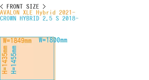 #AVALON XLE Hybrid 2021- + CROWN HYBRID 2.5 S 2018-